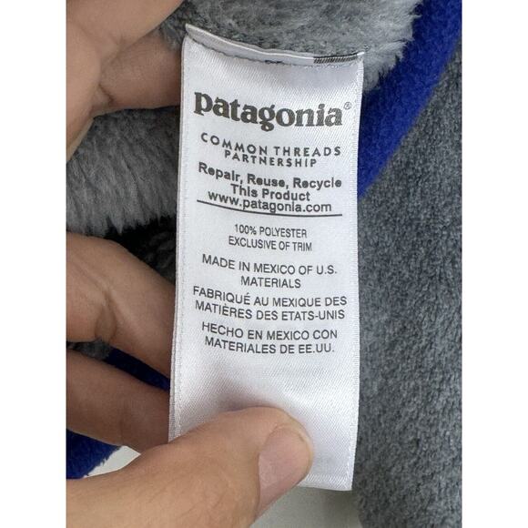 Patagonia Synchilla Snap T Fleece Pullover Re-Tool Sweater Outdoor, S - Picture 7 of 11